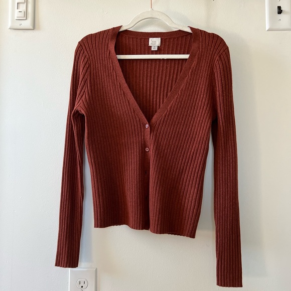 A New Day . Burnt Orange Sweater - Picture 2 of 3